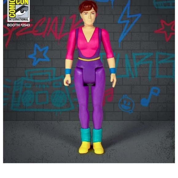 Super 7  BREAKIN' ReAction Figure 3 Pack Turbo Ozone Special K SDCC 2019 Sealed - Picture 3 of 9